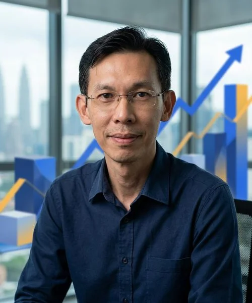 Adam Yong, Founder of Adam SEO, at the Mont Kiara office