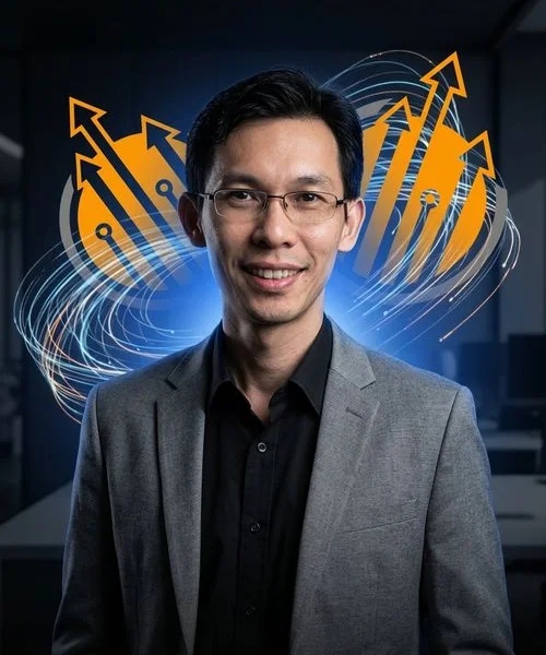 Adam Yong, Founder of Adam SEO, in his Mont Kiara office