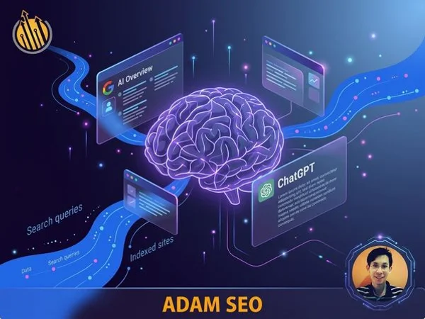 AI search optimization concept showing visibility across ChatGPT, Google AI Overviews, and Perplexity